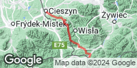 Track GPS WarkCarpatia - etap 1 Cieszyn -> Zwardoń szlakiem granicznym